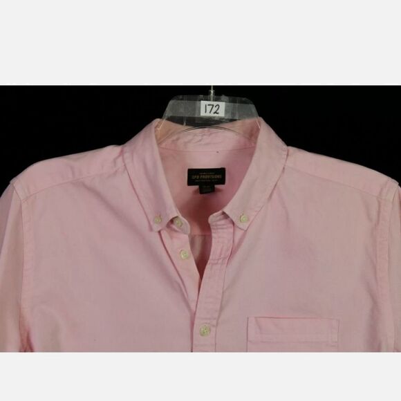 CPO Provisions Cotton PINK Button Down Shirt (Size: M) - Picture 8 of 10
